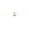 Z-Lite Zane Vanity, 2-Light, 32 In.W x 2.5 In.L x 5 In.H, Modern Gold/Frosted 1008-32W-MGLD-LED - alternate 4